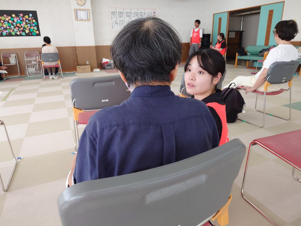 明石市の体力測定会に社会リハ学科の学生と教員が参加しました